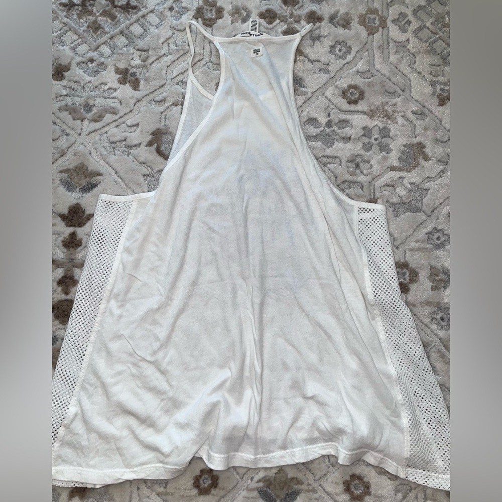 Billabong White Tank Top with Blue Graphic ๐๐ด - Picture 4 of 5